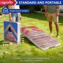ropoda Cornhole Board Set with Score Sheet, 42/32 FT Regulation Size Corn Hole Games for Adults with Lightweight Aluminum Alloy Edging, Yard/Outdoor/Backyard Games