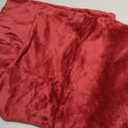 PAVILIA Maroon Red Throw Pillow Covers 18x18 Set of 2, Decorative Pillow Cases for Bed Sofa Couch, Boho Aesthetic Accent Decor Cushion Bedroom Living Room, Velvet Square Euro Sham Covers, Burgundy Red