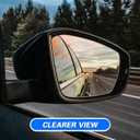 Right Passenger Side Mirror fit for Toyota Tacoma 2016-2022 2023 Rear View Door Mirror Black POWER|SIGNAL|HEAT|With Blind Spot Monitor(Partslink TO1321350)(8Pins)