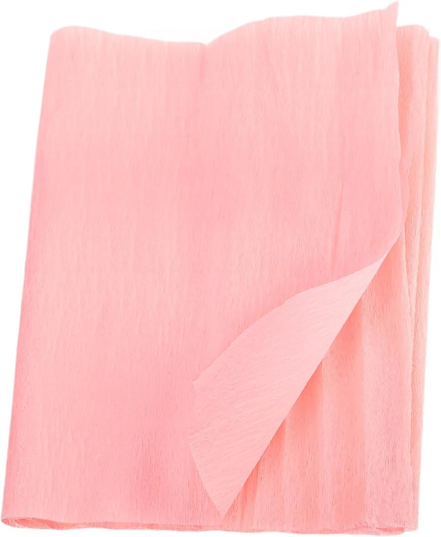 MECCANIXITY Crepe Paper Roll 7.5ft Long 20 Inch Wide for Wedding Ceremony Various Large Festivals Decoration, Dark Pink
