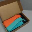 Flag Football Belts, Flags for Flag Football Set 14 Player, Flag Football for Kids Adults and Youth Training Equipment (Teal and Orange)
