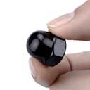 M10-1.5 Hex Head Acorn Cap Nuts, 304 Stainless Steel 18-8 Hexagon Head Acorn Dome Cap Nuts, Black Oxide Finish, Hex Drive, 20 PCS