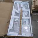 Shower Door 44-48" W x 76" H, Modern Sliding Shower Glass Door, Frameless Shower Door with 5/16" (8mm) Thick Tempered Glass, Towel Rail and Auxiliary Handle, Chrome