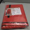 ZOBER Upright Christmas Tree Storage Bag With Drawstring Hem- Fits 7.5 Ft Trees - Oxford Waterproof Fabric Christmas Tree Bag For Storage Box For Xmas - Strong, Durable Straps & Handles - Red