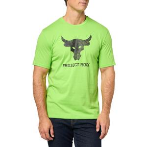 Under Armour Men's Project Rock Payoff Graphic Short Sleeve T Shirt (Green, M)