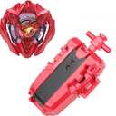Gyro X Set, Attack Type with X String Launcher, Right-Spin Starter Pack, Great Toy Gift for Boy Kid 6+