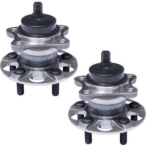 TUCAREST 512505 x2 (Pair) Rear Wheel Bearing and Hub Assembly Compatible with 2010-2015 to-yota Prius (Exclude Prius C and Prius V Models) 2012-2015 Prius Plug-in [5 Lug W/ABS]