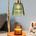 Candle Warmer Lamp with Timer Dimmable, Birthday Gifts for Women Mom, House Warming Gifts New Home Decor, Wax Melt Warmer for Jar Candles with 2 Bulbs (Gold)