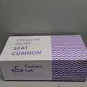 C CUSHION LAB Patented Pressure Relief Seat Cushion for Long Sitting Hours on Office/Home Chair, Car, Wheelchair - Extra-Dense Memory Foam for Hip, Tailbone, Coccyx, Sciatica - Light Grey (Gray)