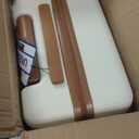 UKEIN Luggage Sets 3 Piece, Carry On Luggage 20In With Spinner Wheels,PC Hardside Suitcase Set with TSA Lock,Durable Carry On Suitcase With Travel Backpack for Men (Beige, 3 piece set (20inch))