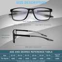 BLOEXCLU 6 Pack Reading Glasses for Men Sports Style Blue Light Blocking Readers with Spring Hinge Women Eyeglasses