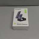 3 in 1 Wireless Charging Station,15W Fast Charger for iPhone 17/16/15/14/13/12 Series, Apple Watch, AirPods Portable Travel Dock for Apple Devices