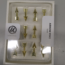 U Brands® Arrow Push Pins, Gold, Set Of 12 Pins Pack Of 2