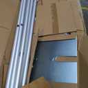 OnlineEEI 8 Foot Tall Fixed Height Portable Pipe and Drape Backdrop Kit 8ft x 10ft (No Drapes)