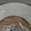 Bemis 500EC Durable Wood Toilet Seat with Easy Clean Hinges, Made in USA, Round, White