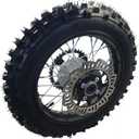 CLEO 12 Rear Wheel Rim Tire 80/100-12 Assembly for 50cc 90cc 110cc 125cc Dirt Bike taotao TTR SSR CRF Apollo 12mm axle includes 190mm brake disc and 41T sprocket