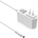 12V 1A DC Power Supply, White, 100-240V AC to DC 12 Volt 1Amp 0.8A 500mA 400mA Power Adapter Cord 5.5mm x 2.5mm Barrel Plug for LED Light Strips CCTV Security Camera System Routers