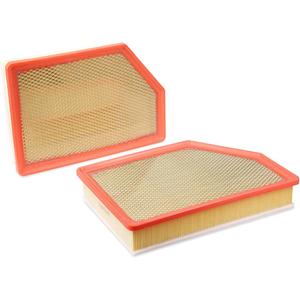 2 PACK Engine Air Filter Fits for Chevrolet Silverado GMC Sierra 2500HD & 3500HD 6.6L Duramax 2020-2023 24 25 Air Filter Car Accessories Replacement for 84554703 A3248C (Diesel Engine ONLY)