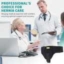 Tenbon Hernia Belts for Men and Women Left or Right Side Hernia Support Truss for Inguinal Groin Pain with Removable Compression Pads for Pref or Post-Surgical, Femoral, Comfortable Adjustable Waist Strap Guard