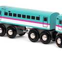 BRIO World  36086 Trains of The World Shinkansen Hayabusa Train | Wooden Toy Train for Kids Aged 3 Years Up