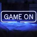 Game On USB Powered Led Neon Signs Wall Decor For Boys Game Room decor,Gaming Zone, Man Cave, BedRoom,Christmas (Blue)