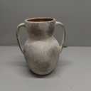 Emotionally Grounded Vase, Vaseking Large Ceramic Rustic Vase with 2 Handles, 8.6 inch Minimalist Decorative Farmhouse Tall Vases for Home Decor, Living Room, Enterway, Table Decoration, Terra