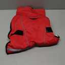 Dog Winter Coat Jacket Waterproof for XL Large Dogs, Reflective Pet Vest Warm Fleece Cozy for Cold Weather, Dogs Snowsuit Windproof, Adjustable Buckle (Red)