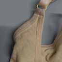 SHAPERX Open Bust Shapewear Tummy Control Bodysuits for Women Seamless Compression High Waisted Body Shaper (XX-Small-X-Small, Beige(shorts))