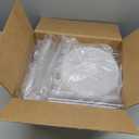 5 Arm Acrylic Candelabra Centerpieces for Tables,4 Sets Clear Candle Holder for Wedding,Home Decor,Table Decorations,22.8" Tall Candlestick Holders with Lampshade, Fits LED Candle