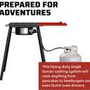 Camp Chef Camp Chef Pro 30 Single Stove - 1-Burner Camp Stove - Ultra Portable Gas Stove for Outdoor & Camping Gear - 231 Sq In Cooking Area