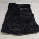 Ultra Soft and Non-Slip Bathroom Rugs, Water Absorbent and Machine Washable Bath Rug for Bathroom, Shower, and Tub, Black 20×30"