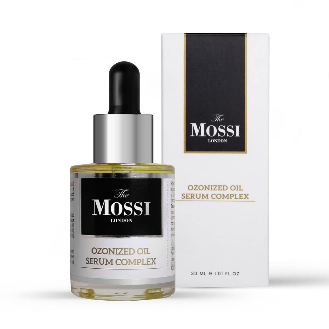 The Mossi London Ozonized Oil Serum Complex Intensive Scalp Repair Oil for Post Hair Transplant | Ozonated Olive Oil 50% 30ML