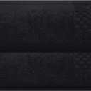 MyOwn Ultra Soft 2 Pack Oversized Bath Towel Set 28x55 inches, Cotton Large Bath Towels, Highly Absorbant Compact Quickdry & Lightweight Towel, Ideal for Gym Travel Camp Pool - Black