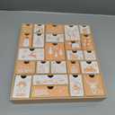 SAND MINE Wooden Christmas Advent Calendar with 24 Drawers, Countdown to Christmas, Refillable Wooden Advent, Wood