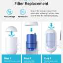 3 Pack Filter Replacement for All PUR, PURPLUS Faucet Filtration Systems, Pur RF-9999 Faucet Water Filter, NSF Certified, AQUA CREST (Blue)