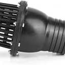 Water Pump Foot Valve Black PVC Low Pressure Flat Check Valve Black 1.5in 2in 2.5in 3in 4in Optional for Fluid Machine Industrial Garden(4in), Various Pumps And Accessories