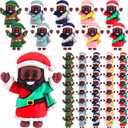 50 Pcs Mini Jesus Figures Easter Party Favors, Multicolor Jesus Loves You Christ Figurines, Religious Gifts for Sunday School, Church Event, Easter Basket Stuffers