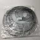 5 Pieces Christmas Metal Wreath Frame Ring Round DIY Macrame Floral Crafts Wire Wreath Form Christmas Decoration Door Craft (Deep Green, 12 Inch, 8 Inch)