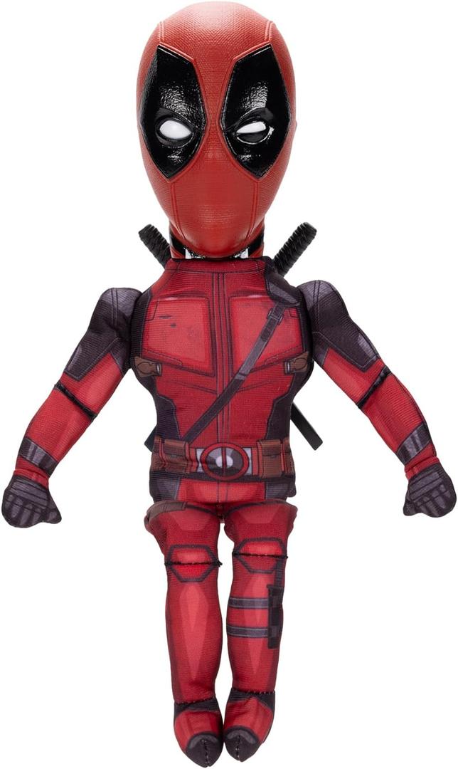 Shelf Talkers Deadpool 12" Talking Plush from The Movie, Pull String Toy Collectible Plush