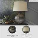 Signature Design by Ashley Magan 28" Textured Bronze Metal Table Lamp, Antique Brown Finish