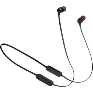 JBL Tune 125 - Bluetooth Wireless in-Ear Headphones with 3-Button Mic/Remote and Flat Cable - Black, Small