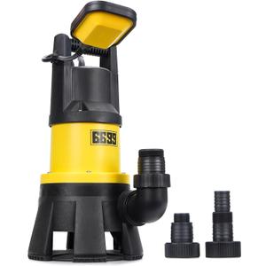 Sewage Water Pump 7000GPH with Float Switch 1.5HP Submersible Sump Pump with 16FT Power Cord for Pool Draining, Flooded House, Sump Pit, Pond Water Removal