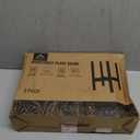 Lahome Boho Moroccan Washable Runner Rug, 2x5 Low-Pile Soft Bathroom Runner Rug Non Slip Rubber Backed, Farmhouse Geometric Print Runners for Hallways Indoor Carpet for Laundry Kitchen (White/Black)