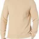 Amazon Essentials Men's Oversized Crewneck Sweater, Textured, Loose Fit (XS)