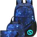 School Backpacks Girls Bookbag Cute Lightweight Backpack Kids Lunch bag and Pencil case