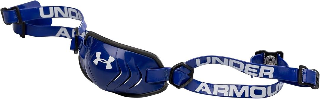 Under Armour Football Helmet Chin Strap, Adjustable Straps, Adult (Royal/ White)
