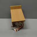 Nature's Way Cedar Box Wren House with Clean-Out Door, Wild Bird House and Outdoor Decor, Brown