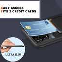 Compatible for TCL 50 XE 50XE 5G Phone Case, Folding Card Holder/Slots Kickstand/Stand Wallet Shockproof Protective Cover Case for TCL 50 XE 50XE 5G - Black