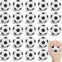 48PCS 2 Inch Mini Soccer Stress Balls for Kids Adults, Mini Foam Soccer Party Favors, Anxiety Relief Squeeze Ball Bulk Toys for School Carnival Reward Party Decoration
