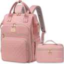 Weitars Lunch Backpack For Women,15.6 Inch Laptop Backpacks For Womens Back pack, Travel Backpacks,Work Backpack For Women (Pink)